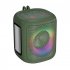 A80 Portable Bluetooth Speaker Rgb Light Subwoofer Outdoor Wireless Small Audio black