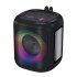 A80 Portable Bluetooth Speaker Rgb Light Subwoofer Outdoor Wireless Small Audio black