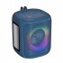 A80 Portable Bluetooth Speaker Rgb Light Subwoofer Outdoor Wireless Small Audio black