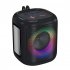 A80 Portable Bluetooth Speaker Rgb Light Subwoofer Outdoor Wireless Small Audio black