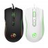 A869 Gaming Mouse With 7 Bright Colors Backlit Wired 3200DPI Mice Optical Professional Gaming Mouse For PC Laptop Desktop Notebook A869B Black Colorful Luminous
