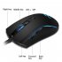 A869 Gaming Mouse With 7 Bright Colors Backlit Wired 3200DPI Mice Optical Professional Gaming Mouse For PC Laptop Desktop Notebook A869B Black Colorful Luminous