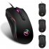 A869 Gaming Mouse With 7 Bright Colors Backlit Wired 3200DPI Mice Optical Professional Gaming Mouse For PC Laptop Desktop Notebook A869B Black Colorful Luminous