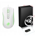 A869 Gaming Mouse With 7 Bright Colors Backlit Wired 3200DPI Mice Optical Professional Gaming Mouse For PC Laptop Desktop Notebook A869 White Colorful Luminous
