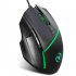 A876 Wired Gaming Mouse 6400 DPI Adjustable Gaming Mice With Colorful Backlit For Computers PC Laptops A876 Black