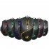 A876 Wired Gaming Mouse 6400 DPI Adjustable Gaming Mice With Colorful Backlit For Computers PC Laptops A876 Black