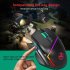 A876 Wired Gaming Mouse 6400 DPI Adjustable Gaming Mice With Colorful Backlit For Computers PC Laptops A876 Black