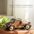 A9 Bluetooth compatible Speaker Retro Classic Car shaped Wireless Subwoofer Portable Audio Mobile Phone Bracket brown