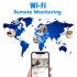 A9 Camera 1080p Hd Wifi Camera Wireless Surveillance Cam Infrared Night Vision Home Security Camcorder black