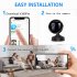 A9 Camera 1080p Hd Wifi Camera Wireless Surveillance Cam Infrared Night Vision Home Security Camcorder black