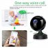 A9 Camera 1080p Hd Wifi Camera Wireless Surveillance Cam Infrared Night Vision Home Security Camcorder black