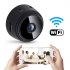 A9 Mini Camera Remote Monitor Home Security 1080p Ip Camera Ir Night Wireless Wifi Mini  Camcorder black
