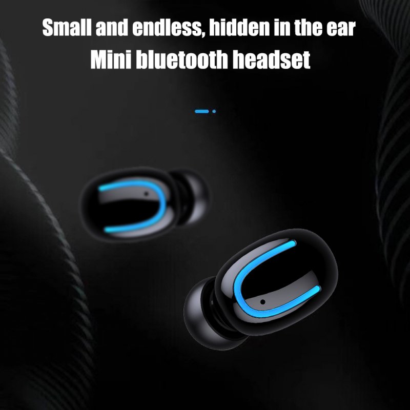 HBQ-Q32 Single Wireless Bluetooth 5.1 Headset USB Charging Hanging Ear Business Sports Earbuds With Microphone 