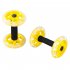 AB Wheel Rollers Four wheeled Core Abdominal Wheels Workout for Ab Training Gym Home  yellow