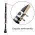 ABS 17 Key Clarinet Bb Flat Soprano Binocular Clarinet with Cork Grease Cleaning Cloth Gloves 10 Reeds Screwdriver Reed Case purple