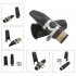 ABS Clarinet Mouthpiece Tube Head   Reed  Cap Metal Ligature Professional Instrument Set black