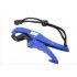 ABS Plastic Fish Grip Controller Clamp with Anti lost Rope Fishing Lip Gripper Fishing Tools Accessories  blue 25cm