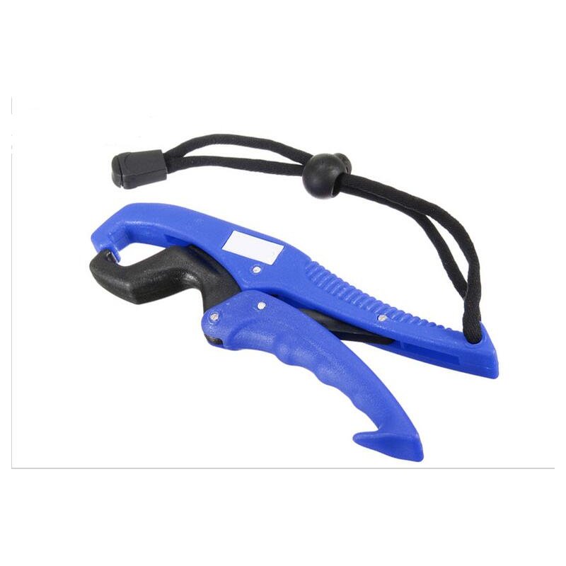 ABS Plastic Fish Grip Controller Clamp with Anti-lost Rope Fishing Lip Gripper Fishing Tools Accessories  blue_25cm