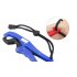 ABS Plastic Fish Grip Controller Clamp with Anti lost Rope Fishing Lip Gripper Fishing Tools Accessories  red 25cm