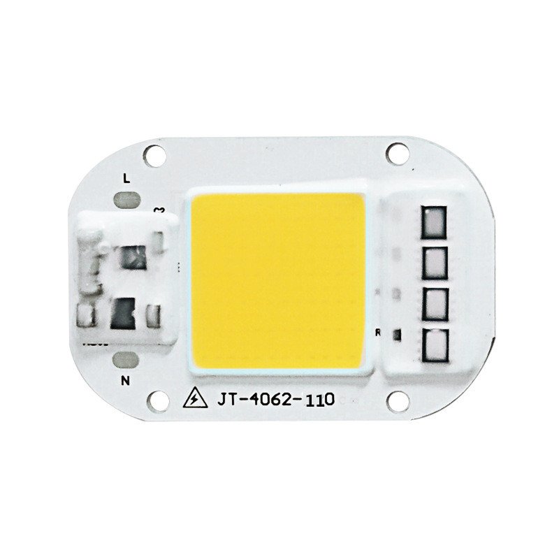 AC 110V 20W/30W/50W High Pressure LED Chip Free Driver COB Light Source White light 6500K
