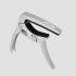 AC 30Guitar Capo Free Clamping Force Adjustment Capo for Folk Guitar and Electric Guitar Silver