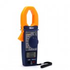 AC Clamp Meter Multimeter for detection of temperature  phase sequence  frequency for AC currents and has 3 3 4 Count LCD Digital Display