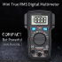 ADM66 Automatic Range Digital Multimeter Trms Mini 6000 Dmm Dual Slot Capacitor Ohm Hz Temperature Ncv Diode Tester black