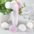 AE 8782 5 in 1 Electric Face Cleansing Brush Tools Spot Blackhead Cleaner Face Clean Instrument