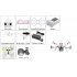 AEE AP9 Quadcopter with 20M Per Second speeds  GPS hold  Auto Return  500M Remote Range  Camera Mount  5300mAh Battery and 25 Minutes flying time 