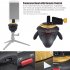 AFI MRP01 Mini Electric Panorama Head 360 Rotation Time Lapse Tripod Ball Head For Phone Selfie Stick For GoPro Action Camera black