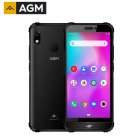 AGM A10 Front placed speaker 5 7  HD  4G 6G  128G Android 9 Rugged Phone 4400mAh IP68 Waterproof Smartphone black 4GB 128GB European version