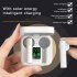 AIR6 PLUS Bluetooth Headset Wireless Earbuds 5 0 Solar Charging Earphone white
