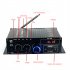 AK380 Digital Amplifier V5 0 HiFi FM Audio Amplifier For Karaoke Home Theater Sound System Subwoofer Speaker black