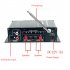 AK380 Digital Amplifier V5 0 HiFi FM Audio Amplifier For Karaoke Home Theater Sound System Subwoofer Speaker black