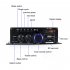 AK380 Digital Amplifier V5 0 HiFi FM Audio Amplifier For Karaoke Home Theater Sound System Subwoofer Speaker black