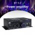AK380 Digital Amplifier V5 0 HiFi FM Audio Amplifier For Karaoke Home Theater Sound System Subwoofer Speaker black