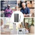 AM FM Radio Battery Operated Portable Pocket Radio Telescopic Antenna Radios Player For Senior Home Walking White