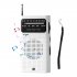 AM FM Radio Battery Operated Portable Pocket Radio Telescopic Antenna Radios Player For Senior Home Walking black