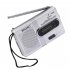 AM FM Radio Battery Operated Portable Pocket Radio Longest Lasting Best Reception Multi function Speaker 2 Band Radio With Telescopic Antenna For Senior Home si