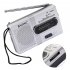 AM FM Radio Battery Operated Portable Pocket Radio Longest Lasting Best Reception Multi function Speaker 2 Band Radio With Telescopic Antenna For Senior Home si