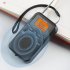 AM FM Radio Battery Operated Portable Pocket Radio With Telescopic Antenna Lanyard Screen Radios Player Best Reception Mini FM AM Radio Receiver For Senior Home