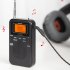 AM FM Radio Battery Operated Portable Pocket Radio With Telescopic Antenna Lanyard Screen Radios Player Best Reception Mini FM AM Radio Receiver For Senior Home