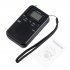 AM FM Radio Battery Operated Portable Pocket Radio With Telescopic Antenna Lanyard Screen Radios Player Best Reception Mini FM AM Radio Receiver For Senior Home