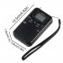 AM FM Radio Battery Operated Portable Pocket Radio With Telescopic Antenna Lanyard Screen Radios Player Best Reception Mini FM AM Radio Receiver For Senior Home