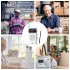 AM FM Radio Battery Operated Portable Pocket Radio Telescopic Antenna Radios Player For Senior Home Walking White