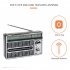 AM FM SW Radio with Telescopic Antenna Knob Adjustment Radio Speaker Battery Operated Portable Radio Player Mini Radio