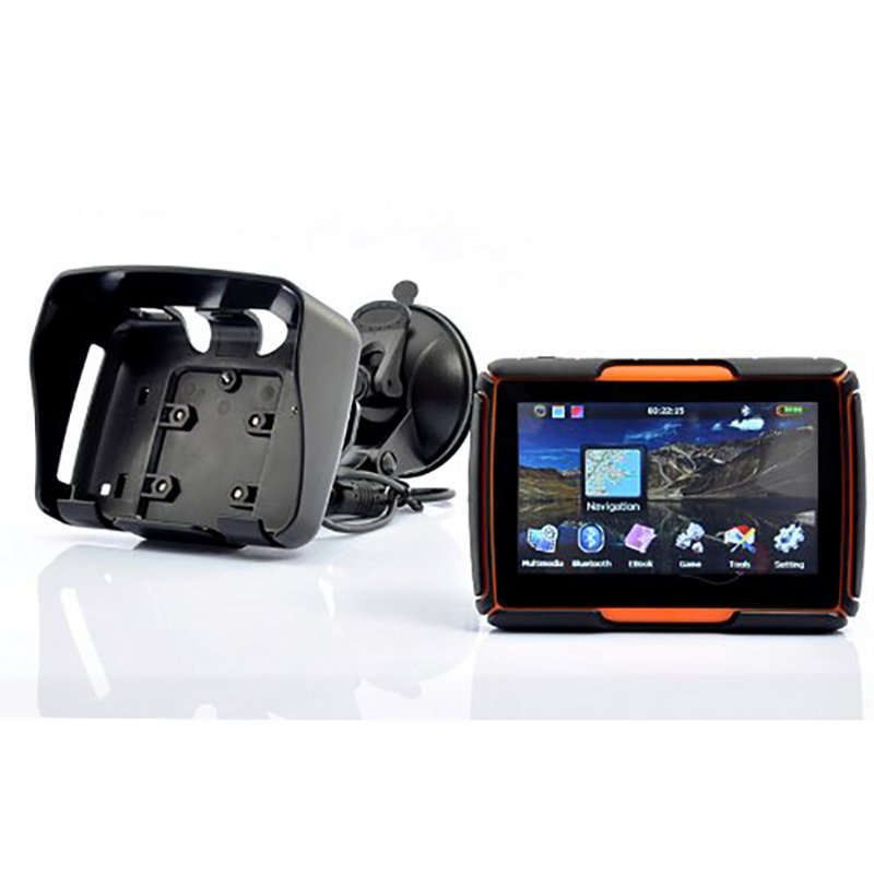 4.3 Inch Motorcycle GPS Navigator Ipx7 Waterproof Portable Locator 
