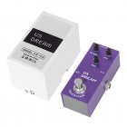 AN-03 Electric Guitar Effects Pedal Mini Stereo Analog Distortion Guitar Pedal With True Bypass Portable Metal Shell Purple - American Distortion