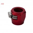 AN4 AN6 AN8 AN10 AN12 Car Hose Finisher Clamp Radiator Modified Fuel Pipe Clip Buckle Red AN4