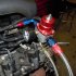 AN8 High Pressure Fuel Regulator W   Boost 8AN 8 8 6 EFI with Reinforcement blue